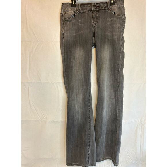 C7P Jeans Bootcut Women's Juniors Size 5 GUC Gray - Picture 1 of 5